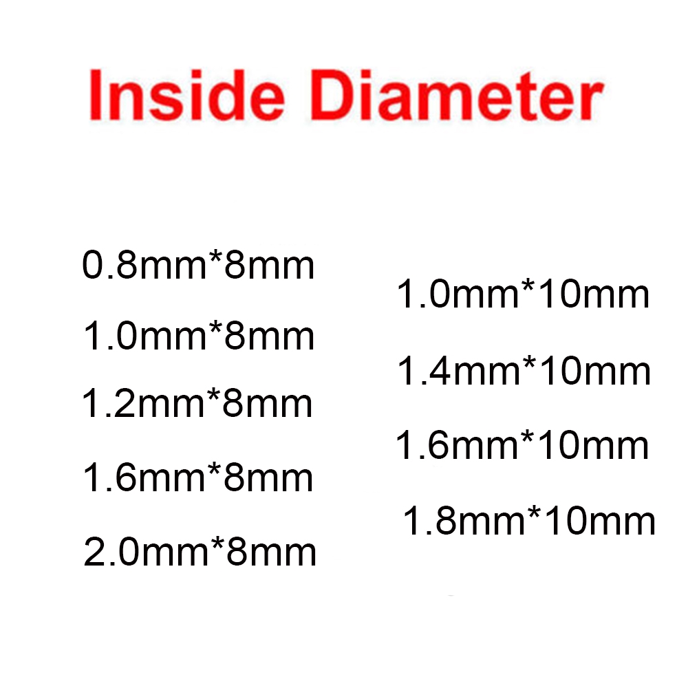 MUVAKO 100 ống nối dây câu cá 8 / 10mm chất lượng cao