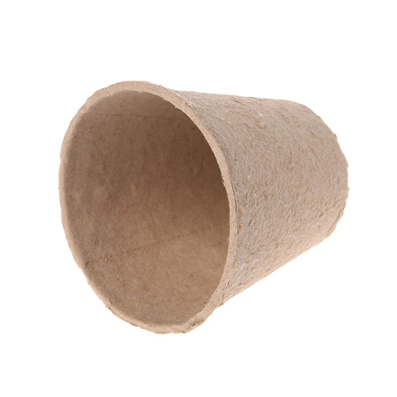 Set 50 Chậu Giấy Ươm Cây Hữu Cơ Tự Phân Hủy Sinh Học Kích Thước 2.4&quot;