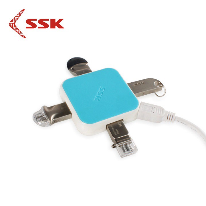 Hub Usb 4 cổng SSK SHU 029 - Hàng Chính Hãng