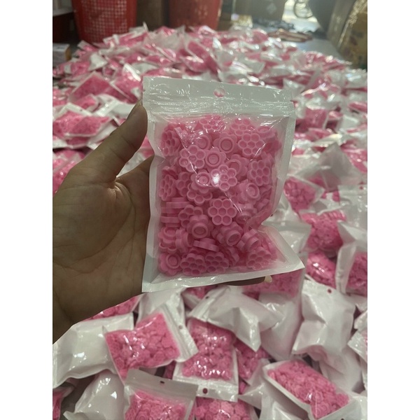 Nút hoa đựng keo nối mi - gói*100cái [Nailmi hanna]