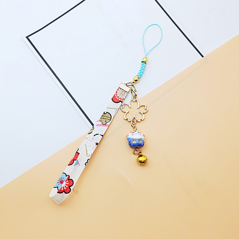 1 Móc Khóa Hình Mèo May Mắn Dễ Thương