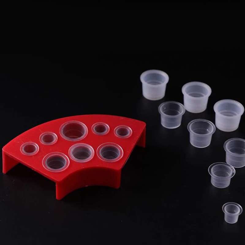 Giá Đỡ Cốc Mực Xăm 8 Lỗ Tiện Dụng