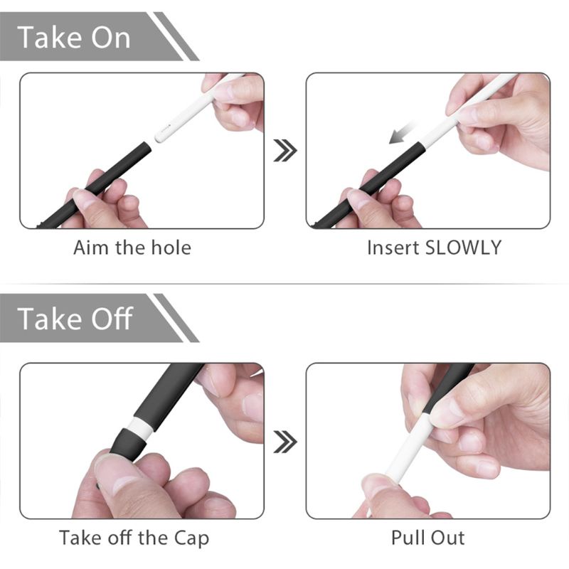 Vỏ Silicon Mềm Bảo Vệ Bút Cảm Ứng Thế Hệ Thứ 2