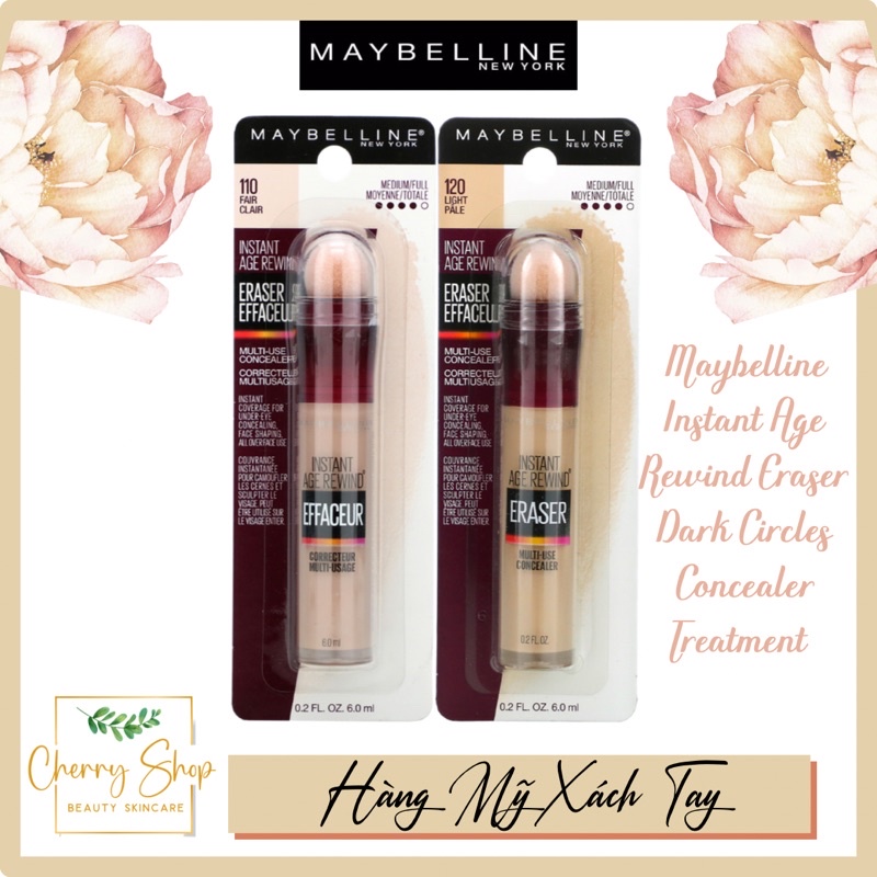 Bút che khuyết điểm Maybelline Instant Age Rewind Eraser Dark Circles Concealer Treatment (6ml)