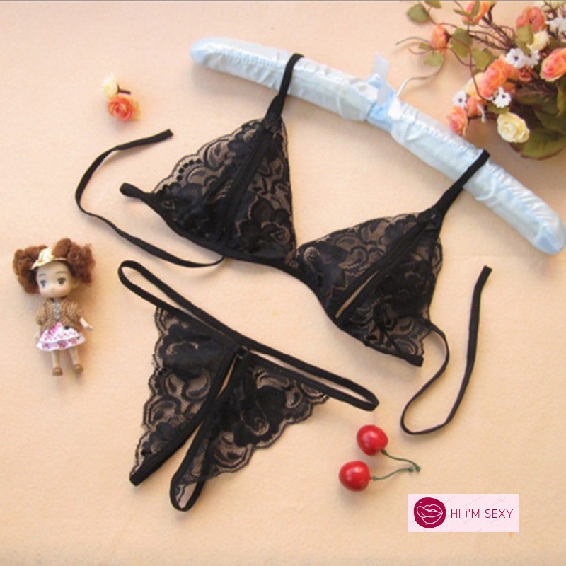 set đồ lót ren quần sẻ đáy siêu sexy, siêu gợi cảm, tăng 100% quyến rủ cho các nàng 💝💝freeship với hoá đơn 50k💝💝 | BigBuy360 - bigbuy360.vn