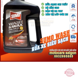Nước rửa xe sumo wash wax 1l hàng chính hãng