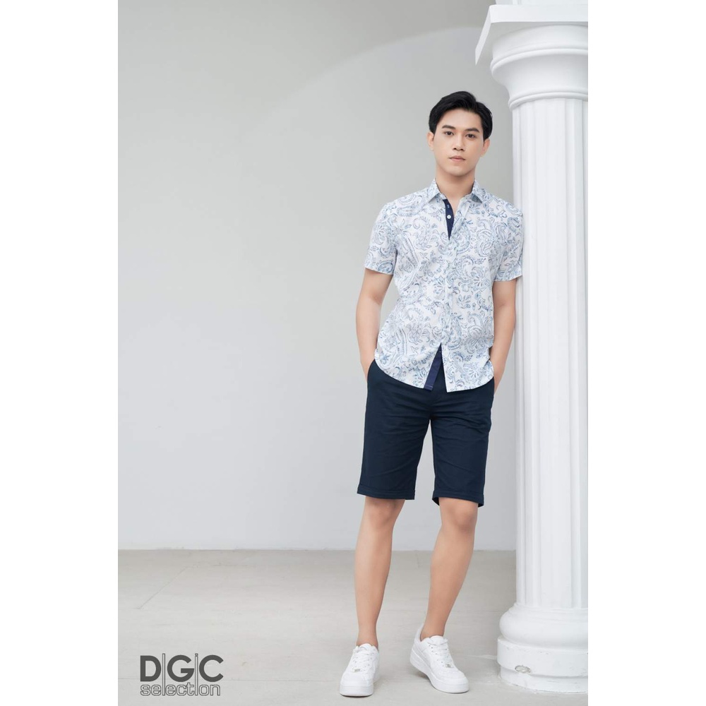 Áo sơ mi Nam ngắn tay Slim Fit DGCs - SASNCB09M-S