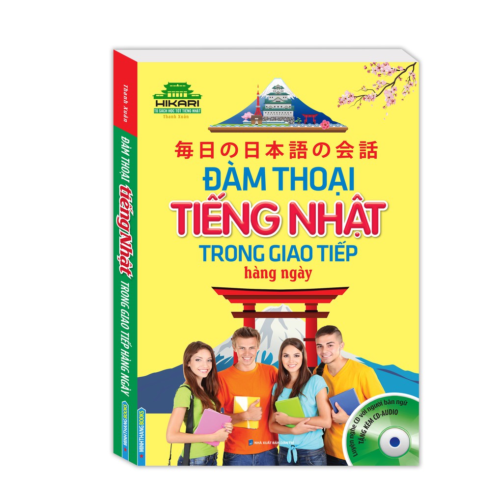 Sách - Đàm thoại tiếng Nhật trong giao tiếp hằng ngày (kèm CD)