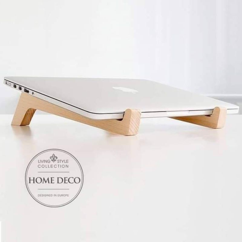 ♻️ Chân kê Laptop chống nóng bằng gỗ tự nhiên