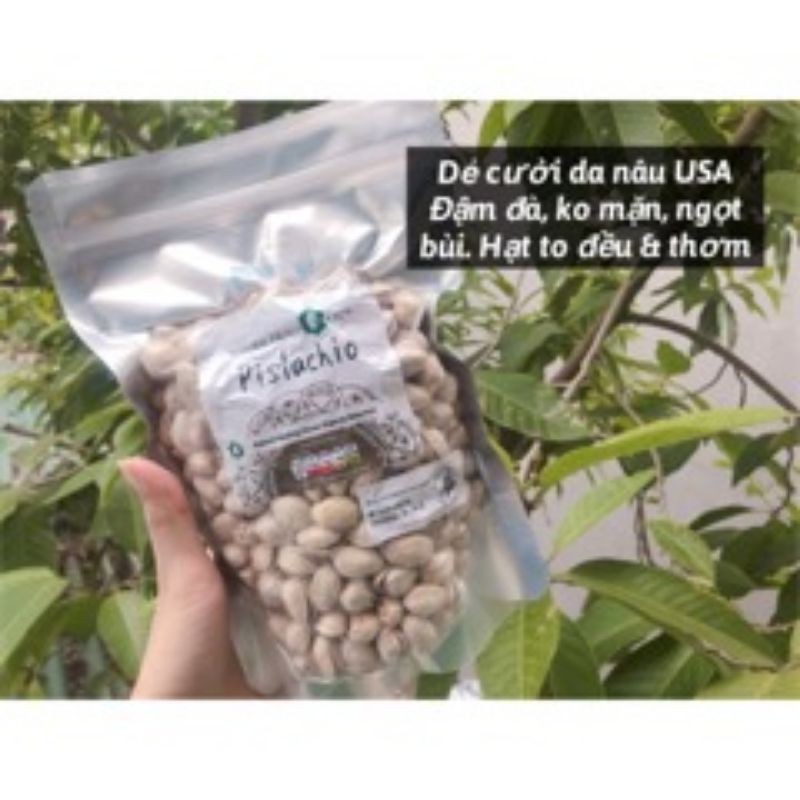 Hạt Dẻ Cười Pistachios Vỏ Nâu Mỹ 500gr Cao Cấp