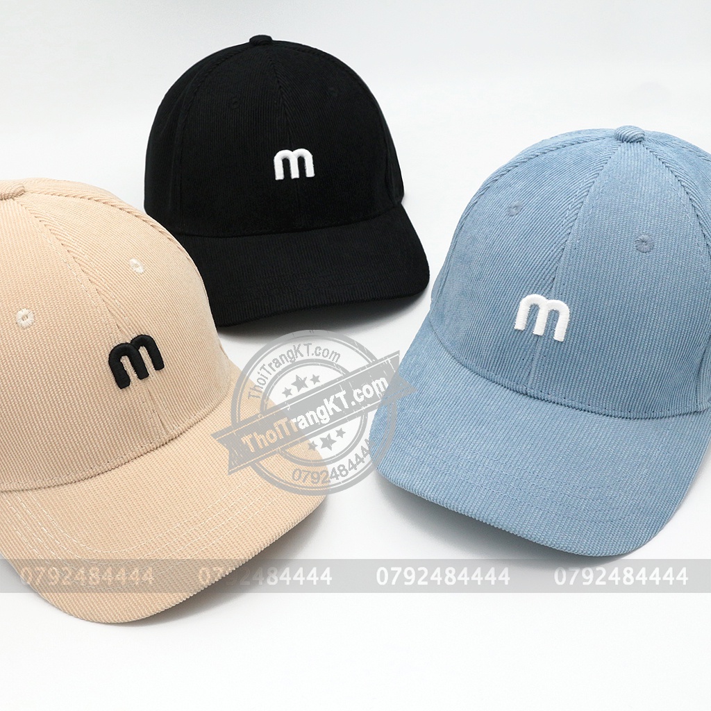 Mũ lưỡi trai ❤️ Nón kết thêu chữ phong cách Ulzzang form unisex nam nữ N01