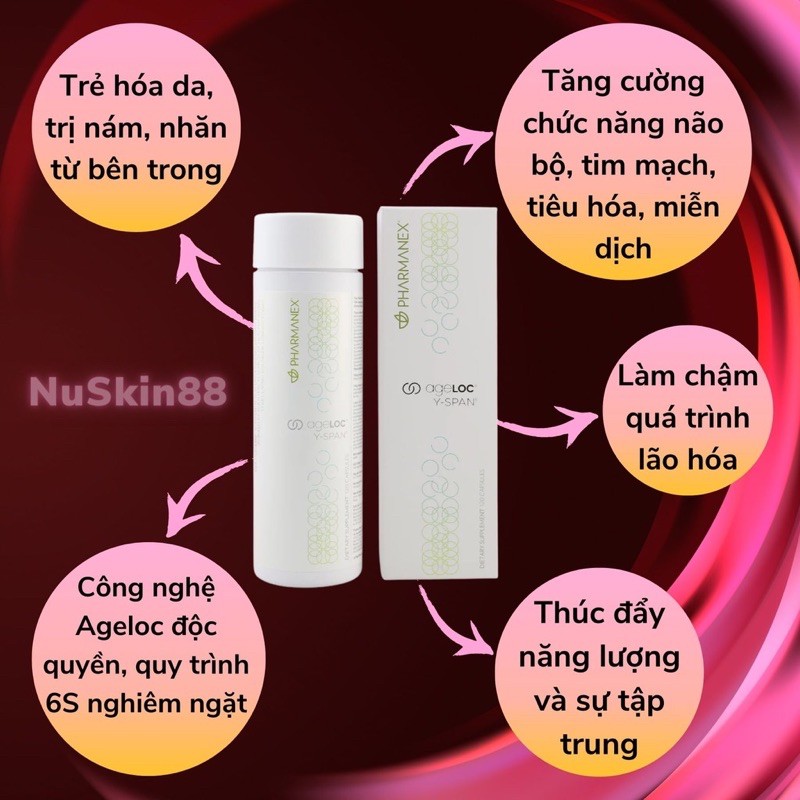 [ Sản phẩm chính hãng 100%] Ageloc Y span Nuskin