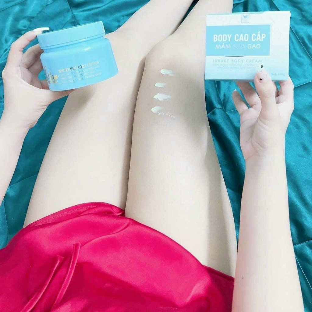 Kem Dưỡng Trắng Da Body Cao Cấp Mầm Sữa Gạo OLAP 250gr