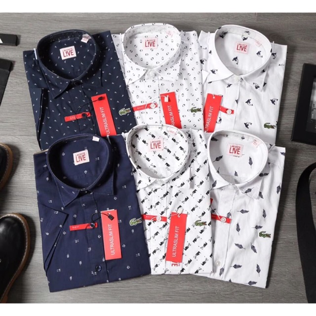 Áo sơ mi hoạ tiết LCT | BigBuy360 - bigbuy360.vn