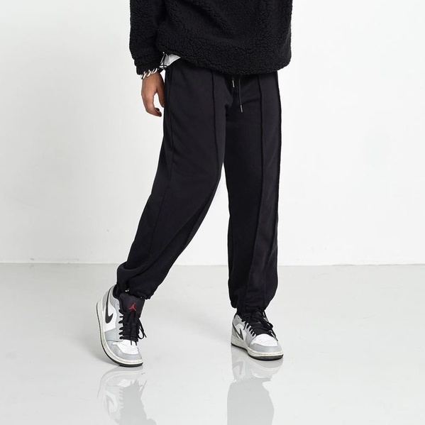 Quần jogger nỉ Black Essential Sweat Pants Backstage88