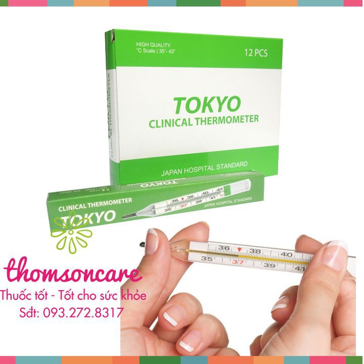 Nhiệt kế thủy ngân Tokyo