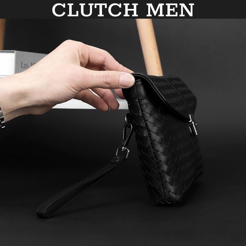 Ví cầm tay nam Hàn Quốc -BH 24tháng-clutch nam GIÁ SẬP SÀN-bên trong lót nhung