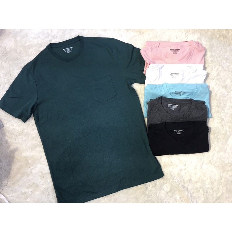 (A331)Áo cotton cô tròn nam túi ngực hàng việt nam xuất khẩu