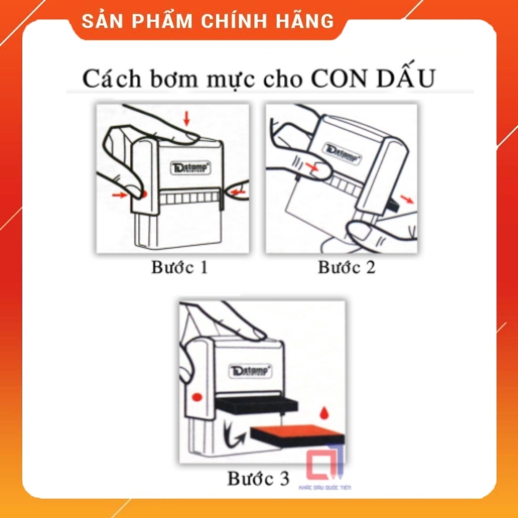 Con dấu Tên Chức danh SĐT làm con dấu theo yêu cầu 3 dòng chữ