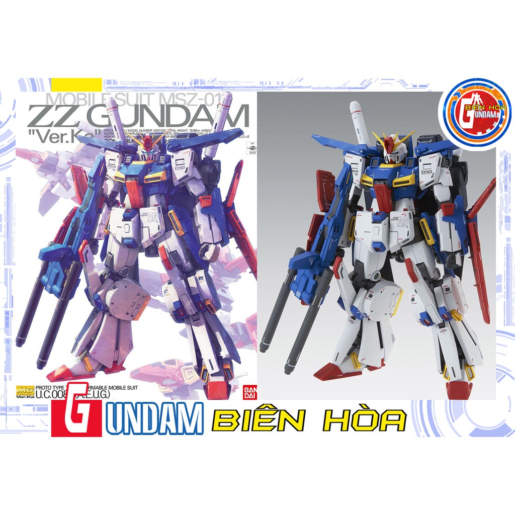 Mô hình lắp ráp Gundam MG ZZ Gundam Ver.Ka