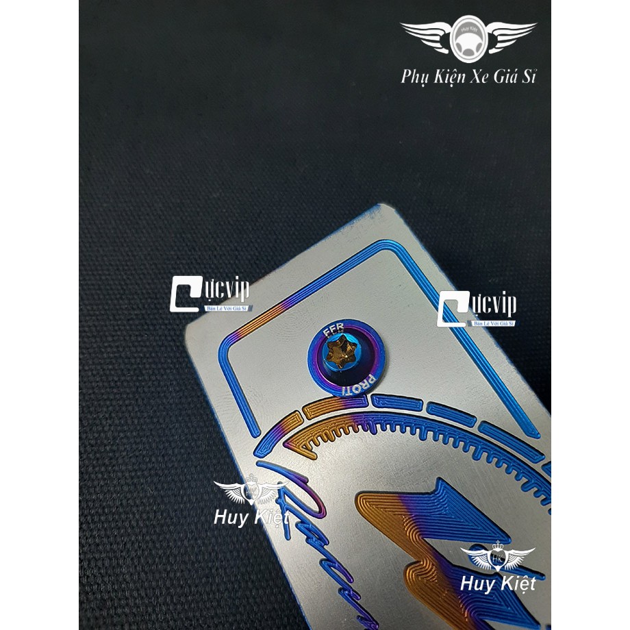 Bảng Tên Wave Titan (Mẫu Titan Khò) Kèm 2 Ốc ProTi MS3652