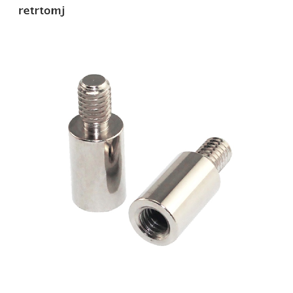 【to】 2Pcs Boxing Game Player Chrome Arcade Joystick Shaft Extender For SANWA Shimizu .