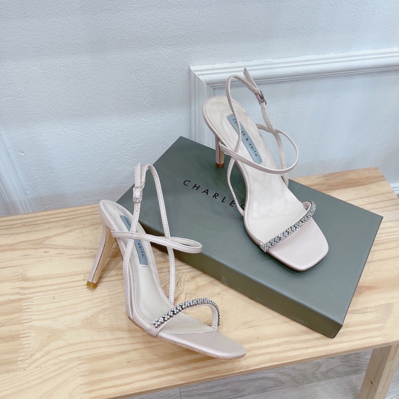 Sandal cao gót quai đá hàng cao cấp fullbox