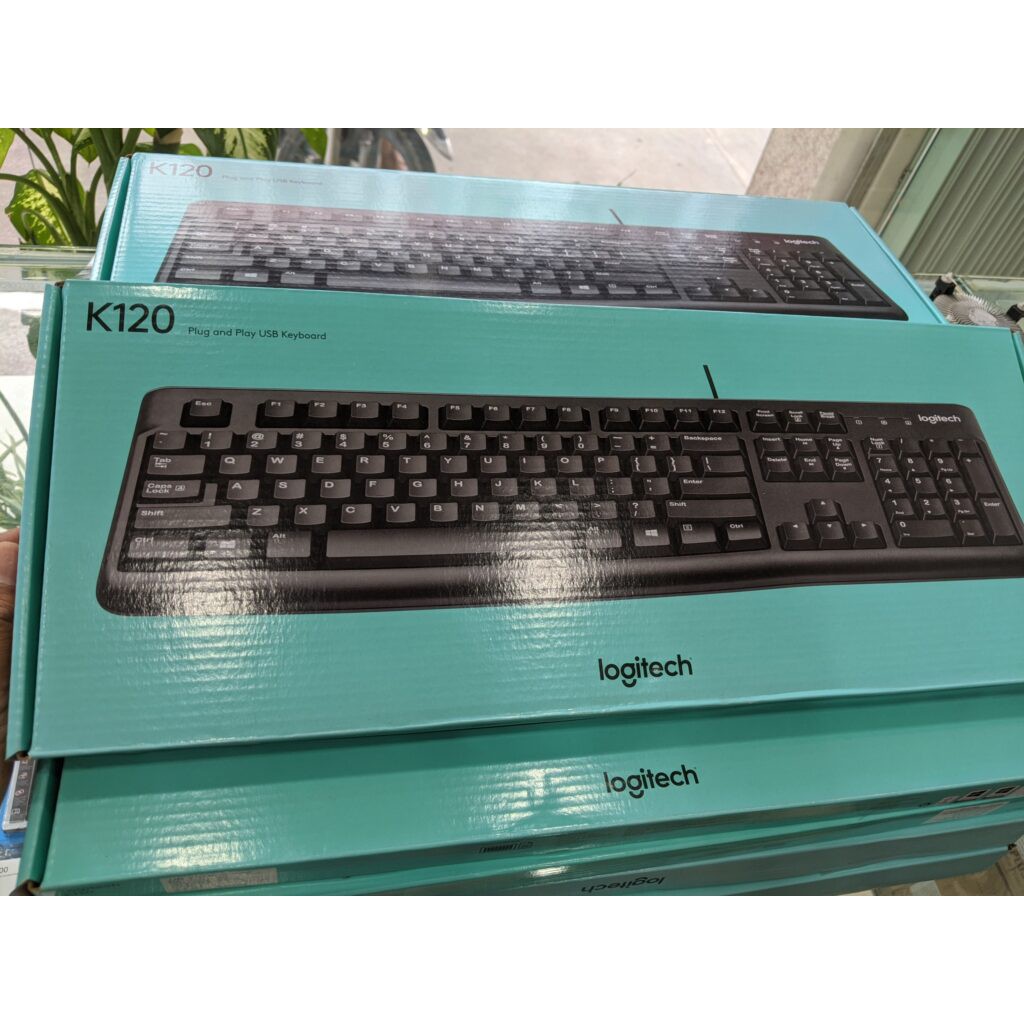 Bàn phím có dây Logitech K120 hàng chính hãng bảo hành 24 tháng