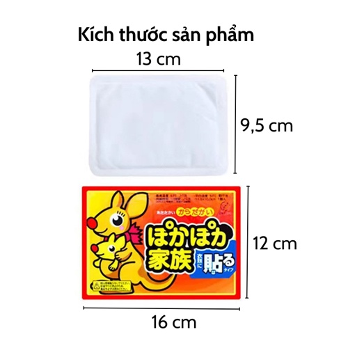 [SIÊU ẤM] Miếng dán giữ nhiệt ♨️ Miếng dán giữ ấm cơ thể hiệu quả cho mùa đông hình chuột túi an toàn cho trẻ nhỏ