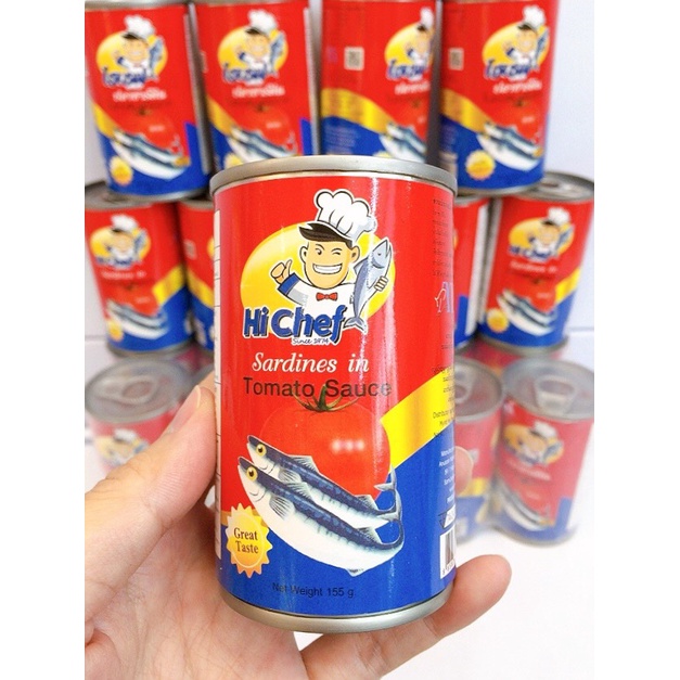 Lốc 10 hộp Cá sốt cà chua Thái Lan Hichef