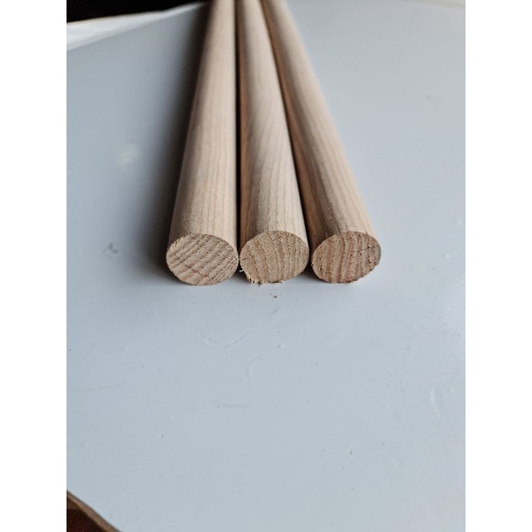 [Loại đẹp]Thanh gỗ tần bì tròn Dài 1m đường kính 1cm,1.5cm, 2cm, 2.5cm, 3cm nhiều kích thước - nhận đặt sl