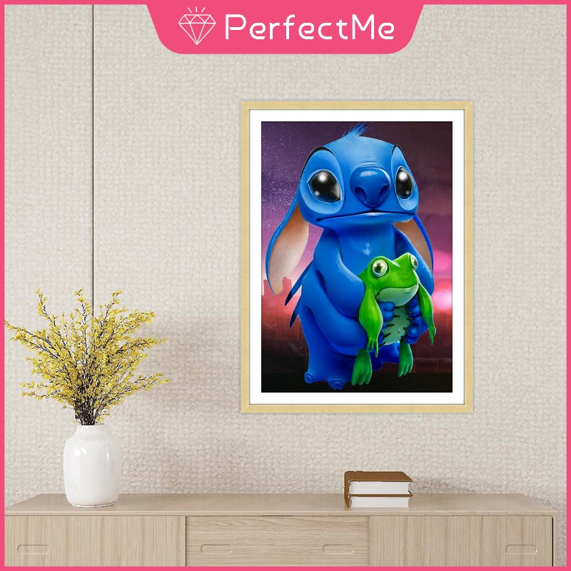 Bộ tranh đính đá họa tiết hoạt hình độc đáo trang trí nhà cửa 30