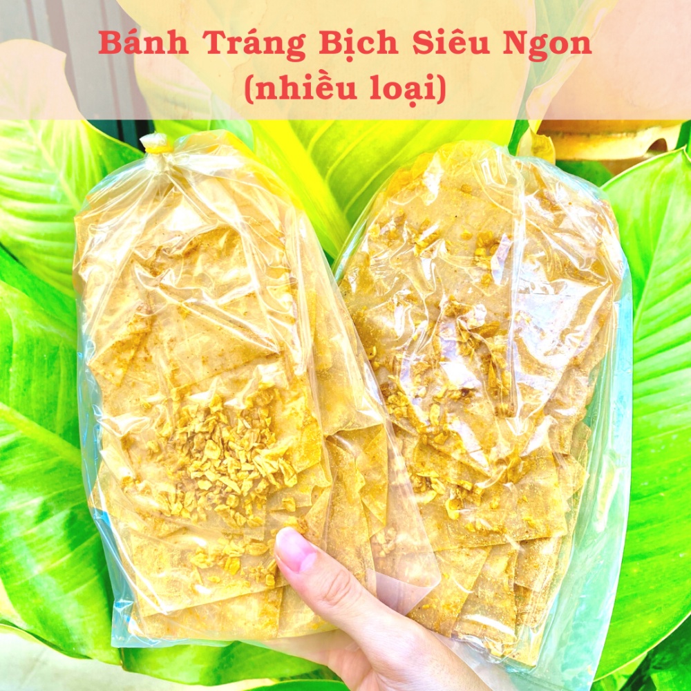Bánh Tráng Bịch Nhiều Loại Siêu Ngon LiliFood (Bánh Tráng Xì Ke, Bánh Dẻo Tôm Bơ, Bánh Tráng Chấm Me,...)
