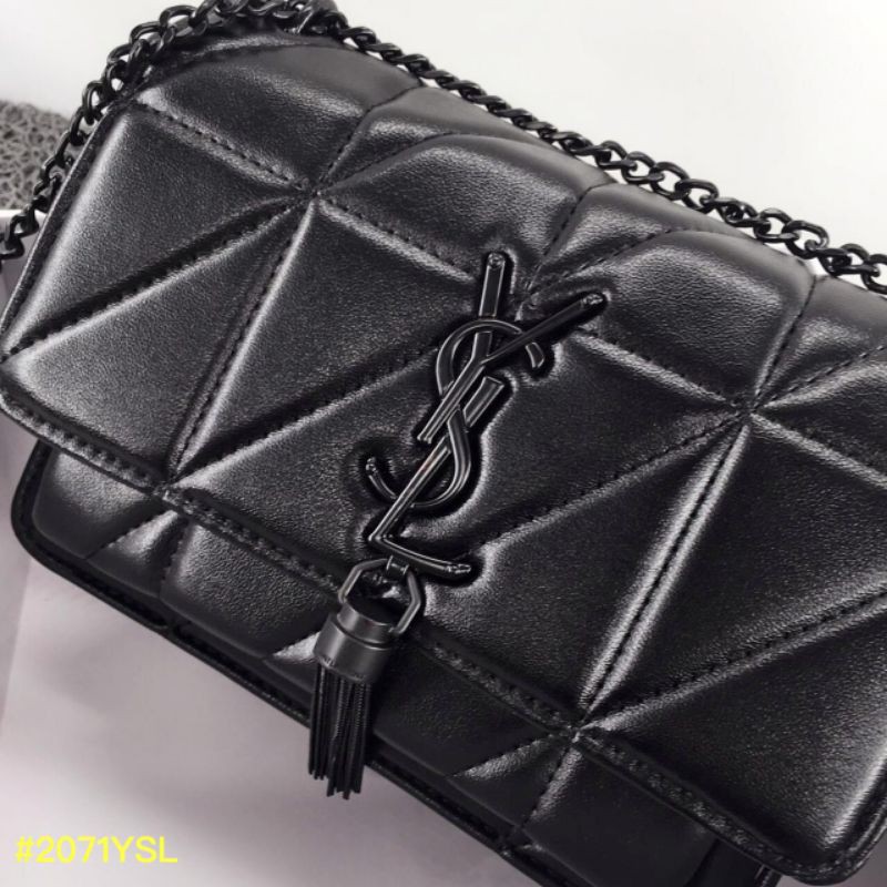 Túi Xách Da Ysl Jamie So Black 2071ysl / Túi Đeo Vai Sang Trọng Cho Nữ