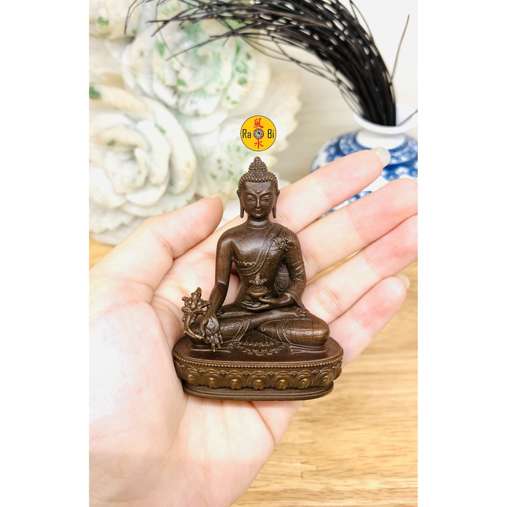 Đức Phật Dược Sư mini - Tượng Đồng Phong Thủy Cao Cấp