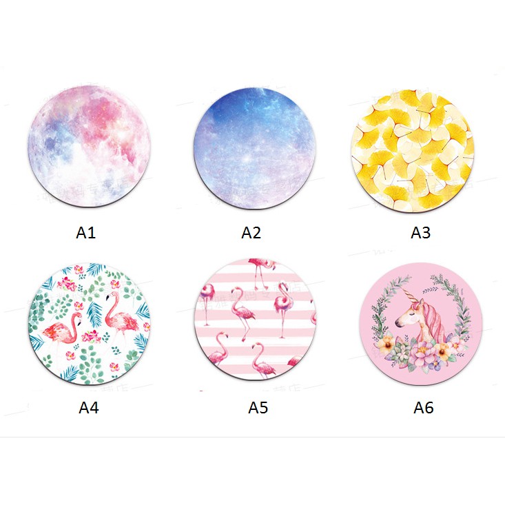 Tấm lót chuột tròn in hình đa dạng kiểu dáng tùy chọn