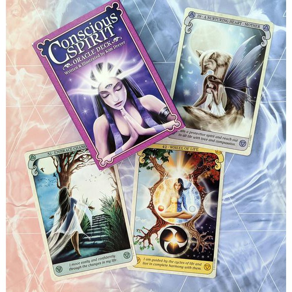 Bộ bài bói Tarot Conscious Spirit Oracle Deck cao cấp