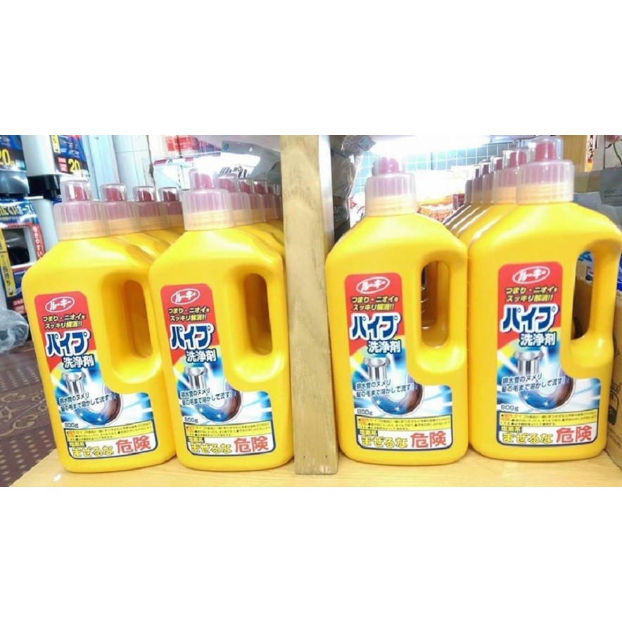 CHAI THÔNG TẮC ĐƯỜNG ỐNG VỆ SINH ĐƯỜNG ỐNG NHẬT BẢN ( CHAI 800ML) - HÀNG NỘI ĐỊA NHẬT, loại bỏ cặn bám, bùn tóc