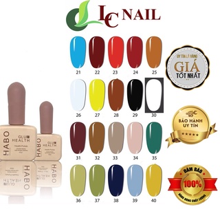 Sơn móng tay gel Habo hàn quốc cao cấp chọn lọc 60 màu[21-40]
