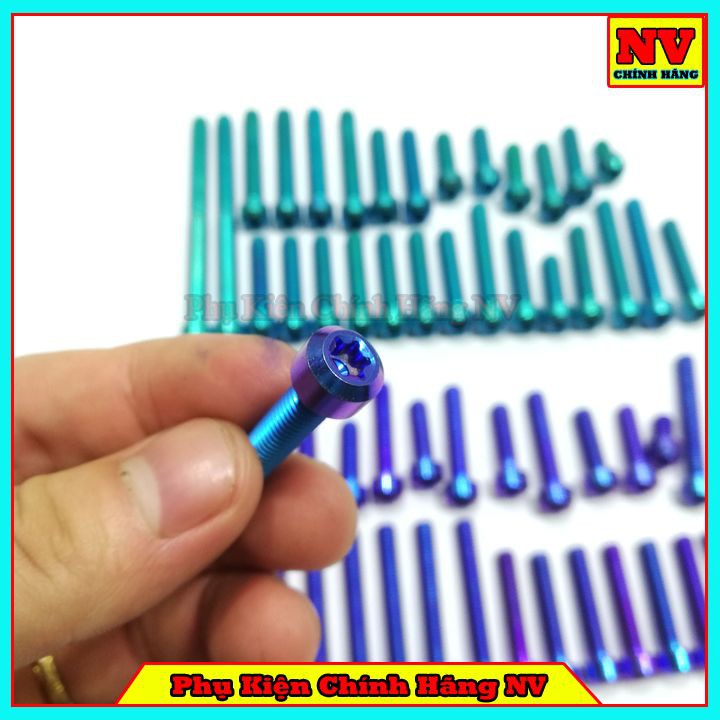 Bộ Ốc Lốc Máy Raider Fi Gr5 Full Bộ 28 Con