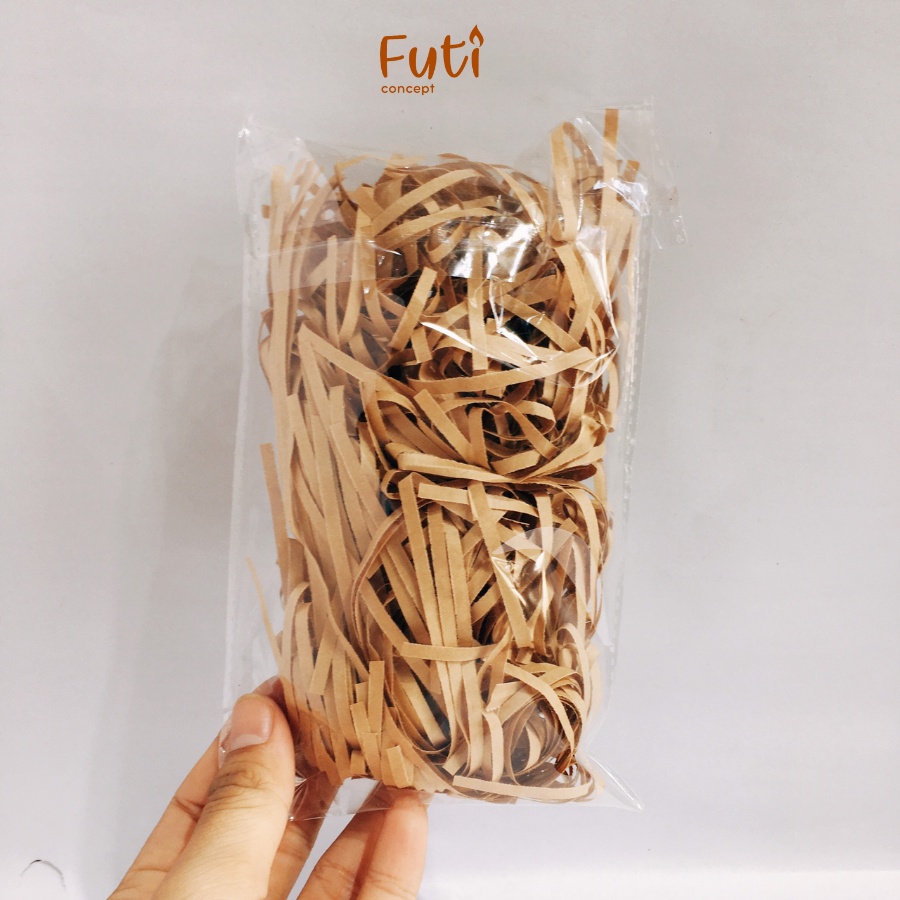 Giấy rơm vụn trang trí hộp quà, giấy lót kraft trang trí vintage