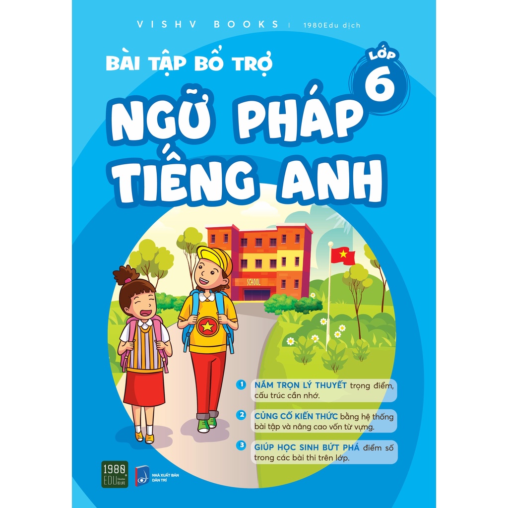 Sách - Bài tập bổ trợ ngữ pháp tiếng Anh lớp 6 - VISHV Books