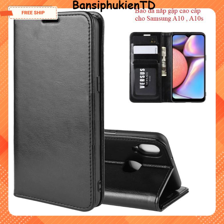 [GIÁ SỈ] bao da samsung A10 / A10S KIÊM VÍ DA CAO CẤP