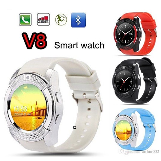 Đồng Hồ Thông Minh SmartWatch V8 Chính Hãng Hỗ Trợ Tiếng Việt