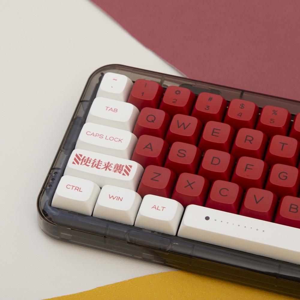 EVANGELION-02 Keycap XDA Hồ sơ chủ đề Evangelion Anime PBT Dye-sub bàn phím cơ Keycap 137 Phím