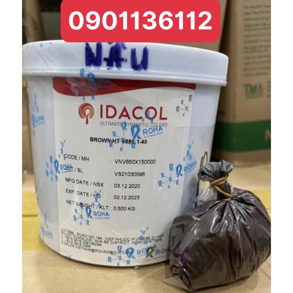 Bột màu thực phẩm nâu (BROWN)- Bột màu thực phẩm Ấn độ idacol color