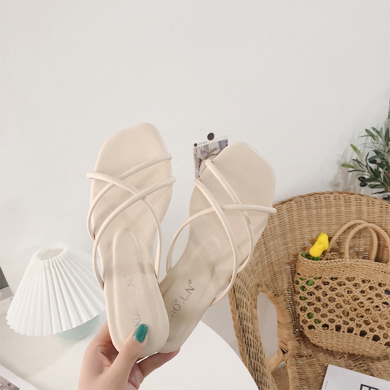 Dép Nữ Xỏ Ngón Quai Chéo Thời Trang