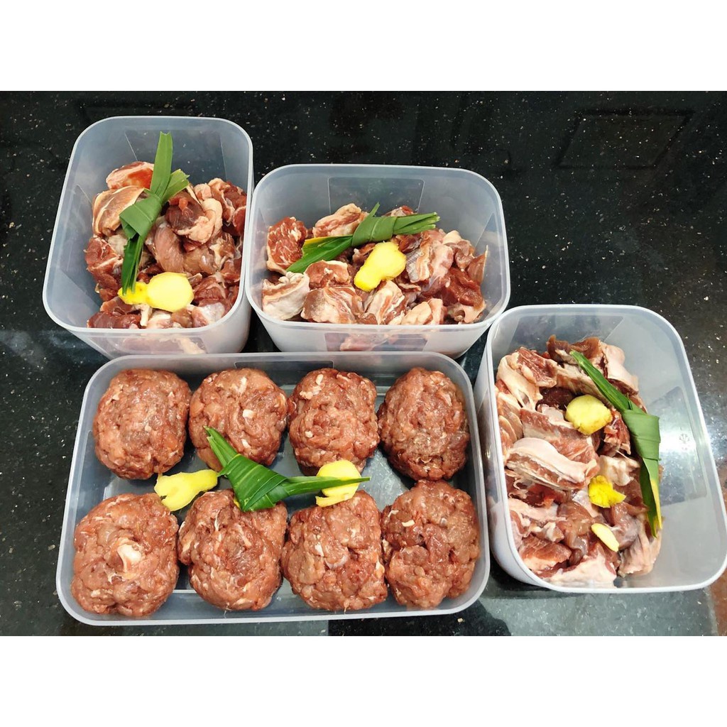 Bộ 7 hộp trữ đông nắp tím Tupperware Essential fit 7- hàng chính hãng tupperware phân phối tại VN
