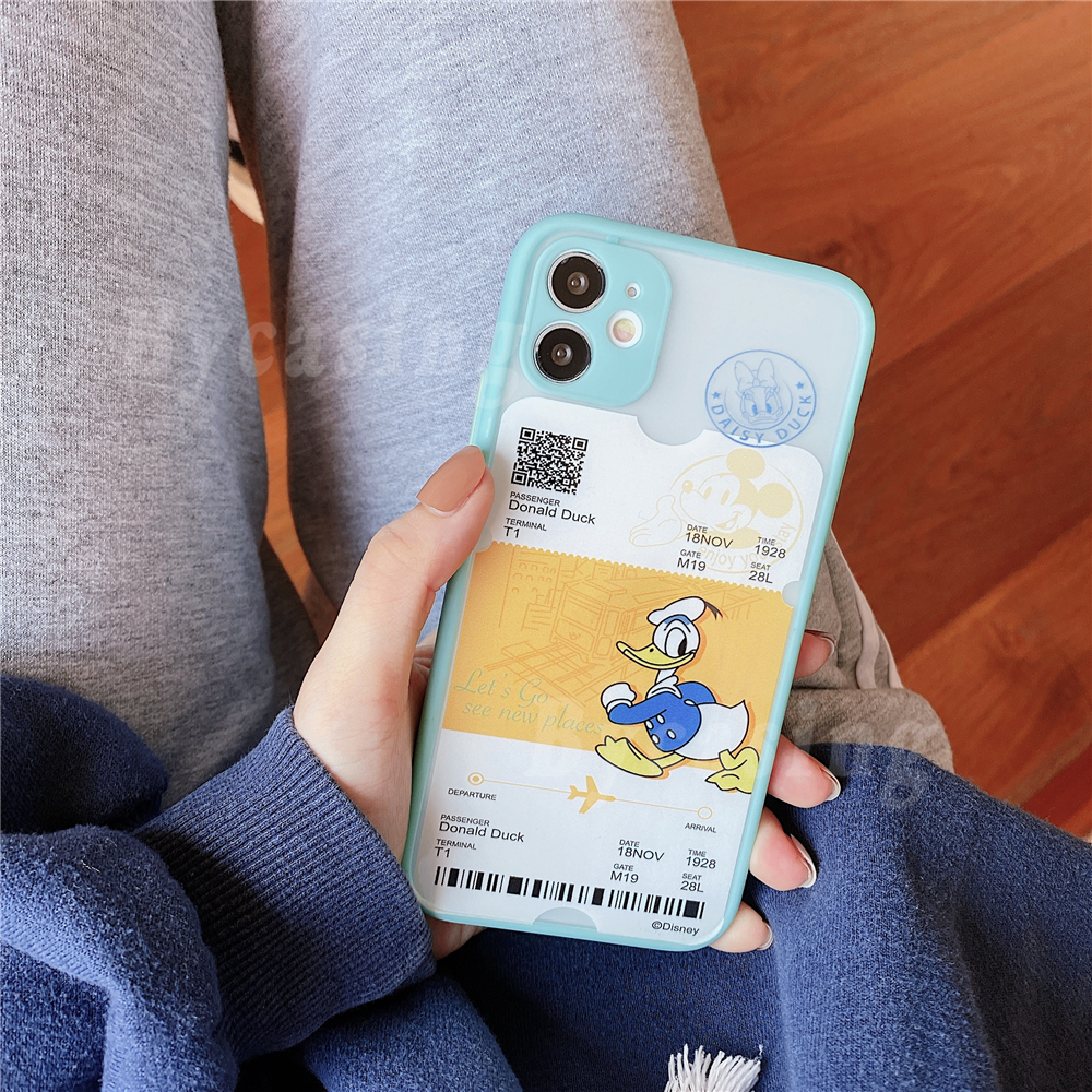 DONALD DUCK Ốp Lưng Họa Tiết Hoạt Hình Dễ Thương Cho Iphone 12 Pro Max Iphone 12 Mini 12 Pro 6 6s 7 8 Plus