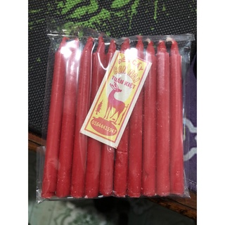 Vỉ 10 cây thắp hương đỏ bé 9cm